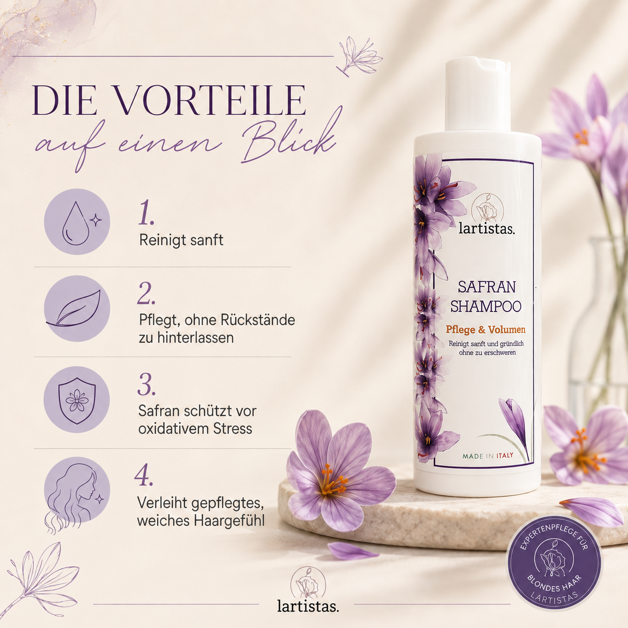 BLOND Safran Feuchtigkeitsshampoo